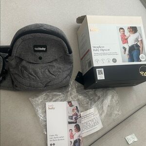 Tushbaby hip carrier gray NIB